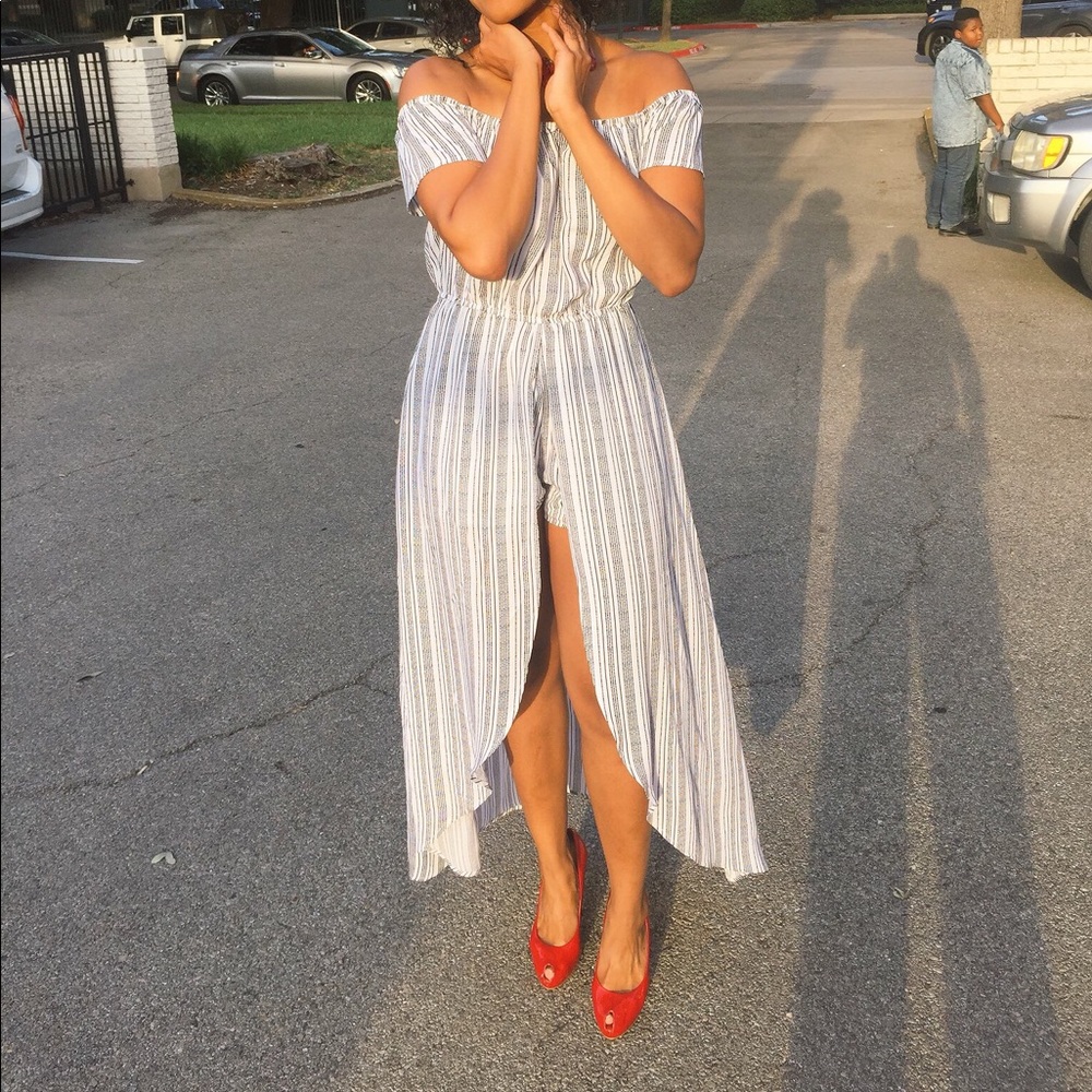 Black and White Romper